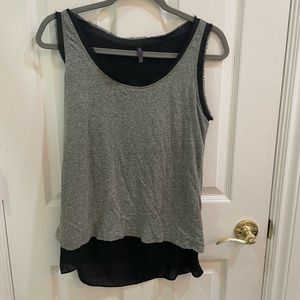 black and grey tank
